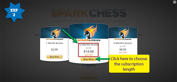 How to purchase a Premium Live subscription - SparkChess
